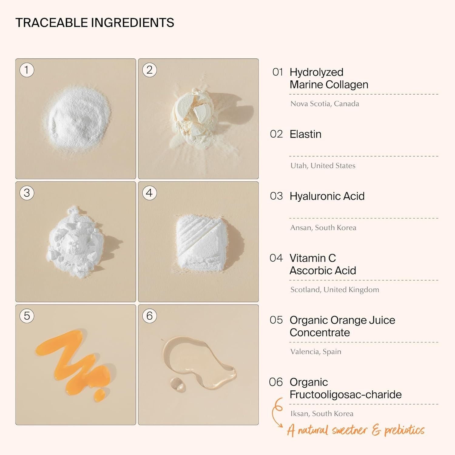 Ownist Triple Collagen Orange - 14 Stick Packs | Marine Collagen for Radiant Skin & Hydration