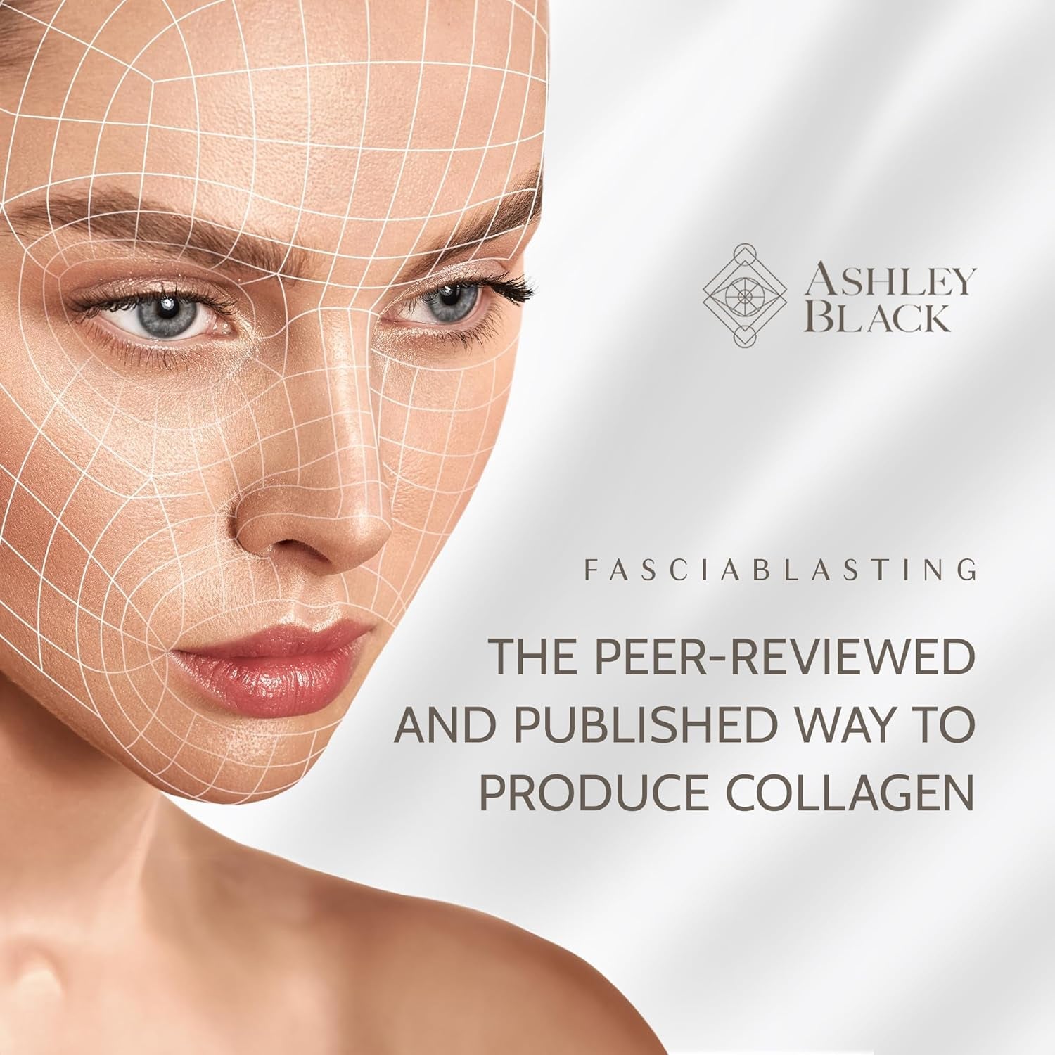 FasciaBlaster The FaceBlaster by Ashley Black | Targeted Facial Fascia Tool for Collagen Boosting & Skin Tightening