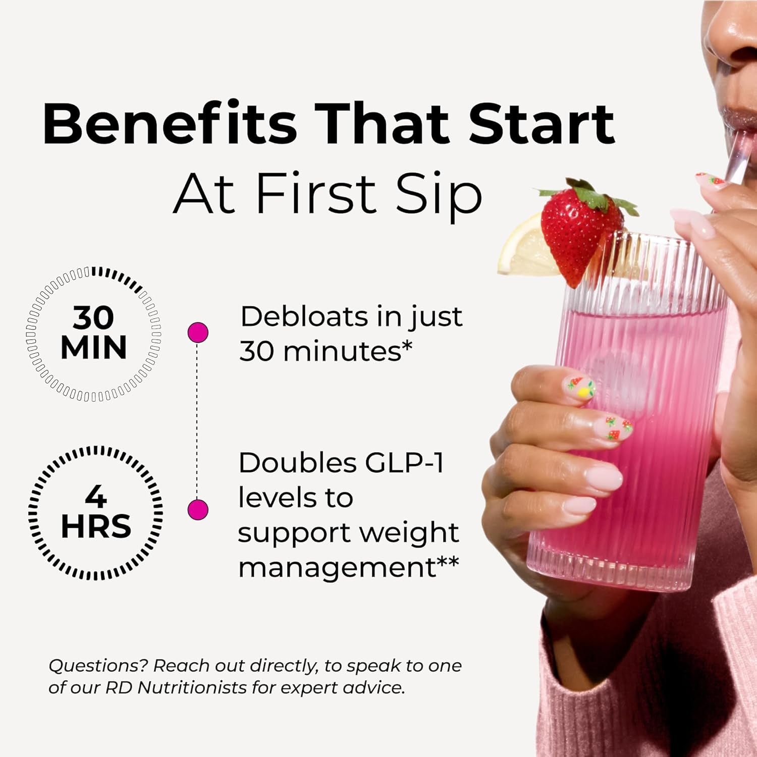 HUM Flatter Me Fiber 120g | Advanced Fiber & Enzyme Blend for Bloating Relief, Satiety & Healthy Weight Management