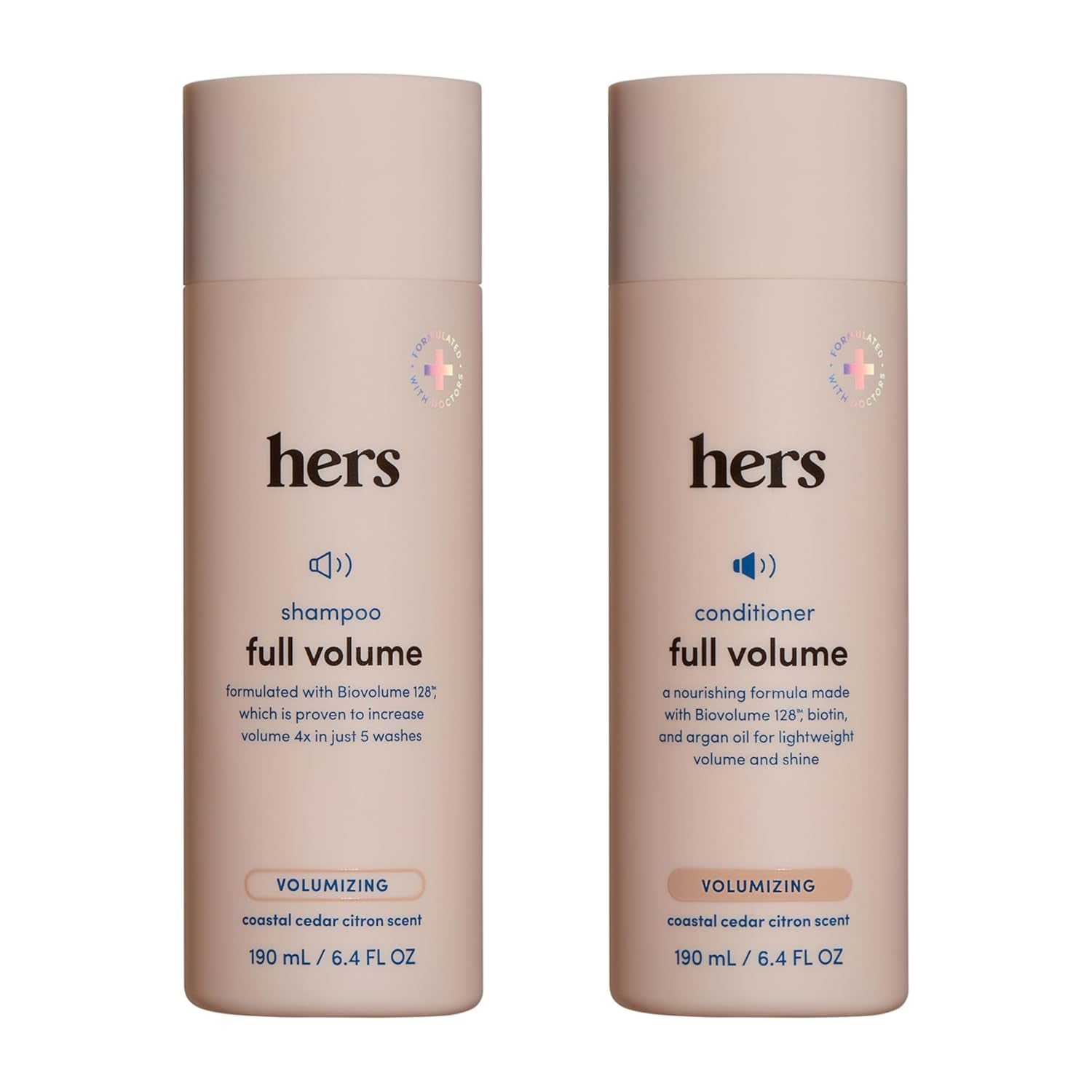 Hers Full Volume Duo | Volumizing Shampoo & Conditioner for Fine & Thinning Hair