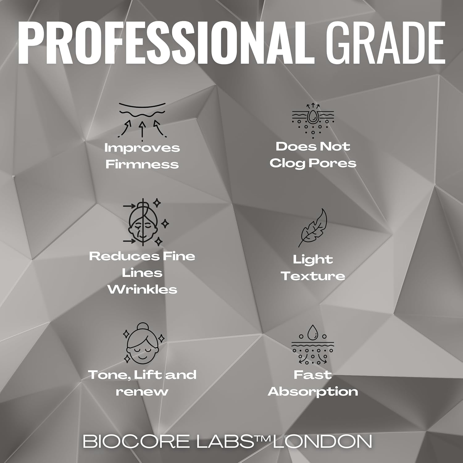 BIOCORE LABS 3-In-1 Snail Mucin Super Serum 100ml | Hydrates, Firms & Plumps with 80% Snail Filtrate, Peptides & Hyaluronic Acid