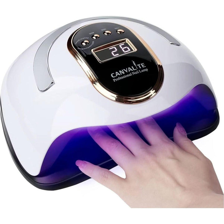 Canvalite Professional UV Nail Lamp 168W Salon-Perfect Nails at Home!