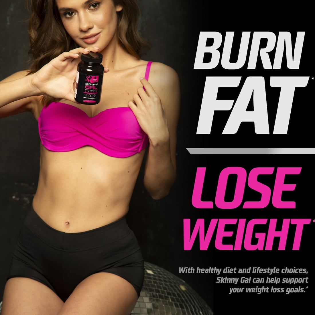 Rockstar Skinny Gal 3.0 & 60 Capsules Thermogenic Fat Burner for Women with Appetite Control & Natural Energy Boost