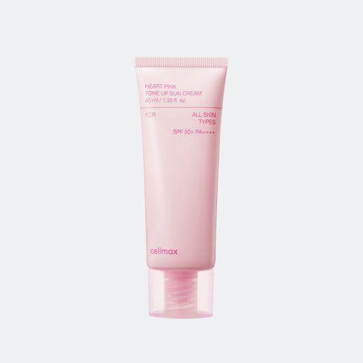 Celimax Heart Pink Tone Up Sun Cream SPF50+ PA++++ 40ml Brightening Sunscreen with UV Protection