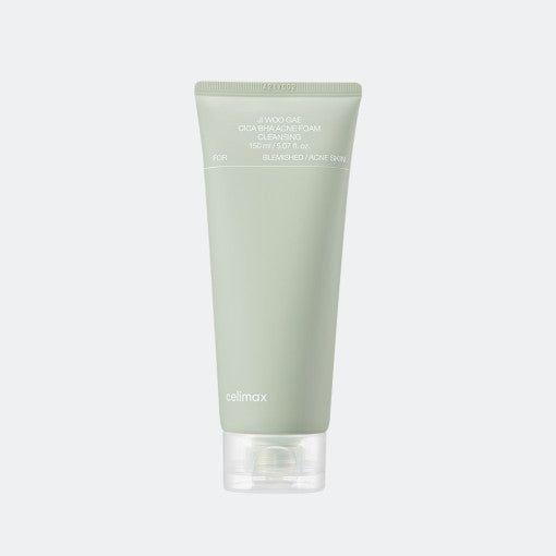Celimax Ji Woo Gae Cica BHA Acne Foam Cleanser 150ml | Gentle Deep Cleanser for Acne & Sebum Control