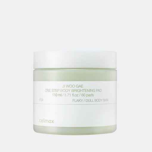 celimax JI WOO GAE One Step Body Brightening Pad 60 Pads Gentle Exfoliation &  Illumination for Radiant Skin