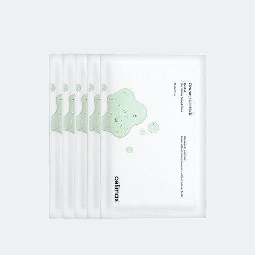 celimax The Real Cica Calming Ampoule Mask 5 Pack Intensive Soothing & Hydration for Sensitive Skin