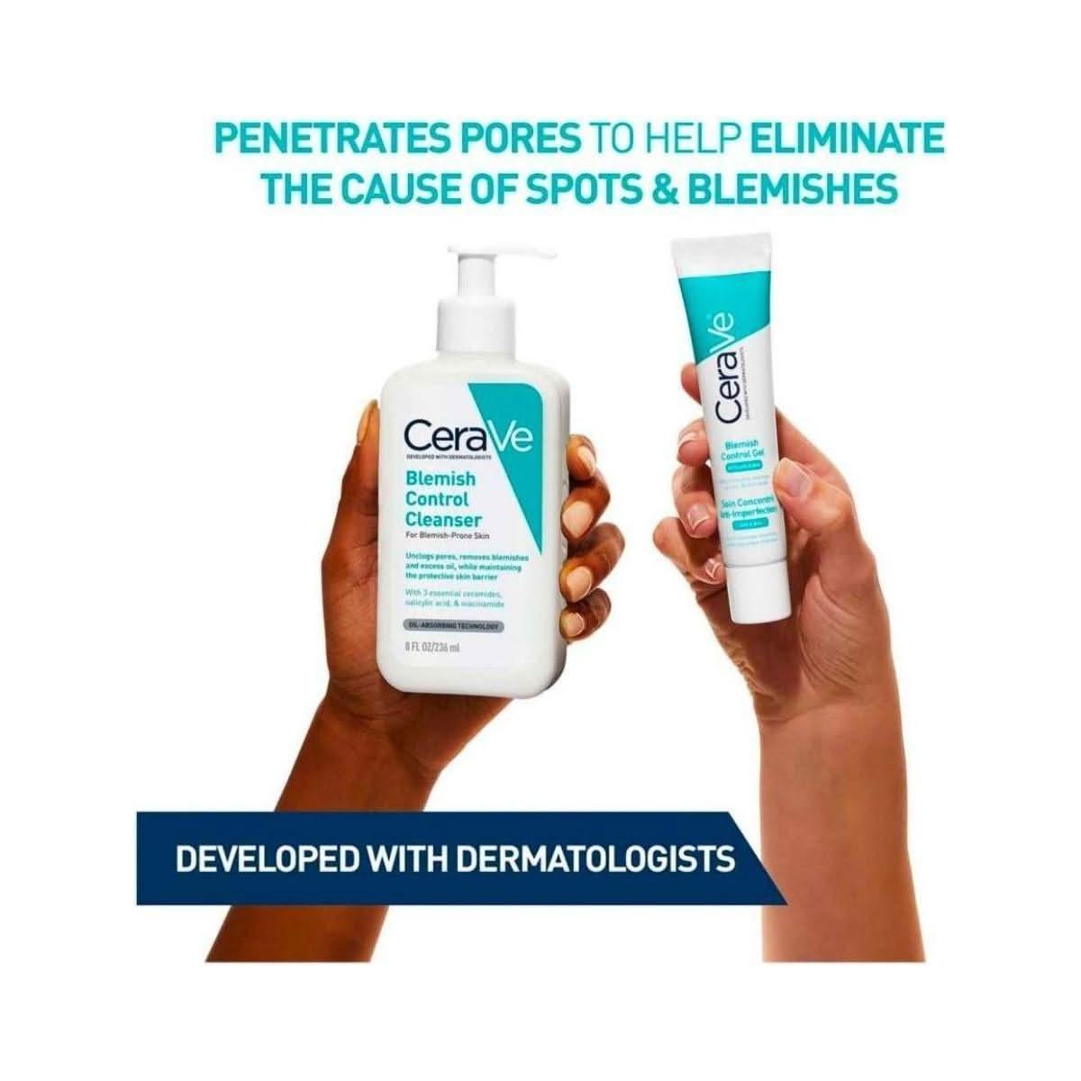 CeraVe Blemish Control Gel | Targeted Acne Treatment with 2% Salicylic Acid & AHAs