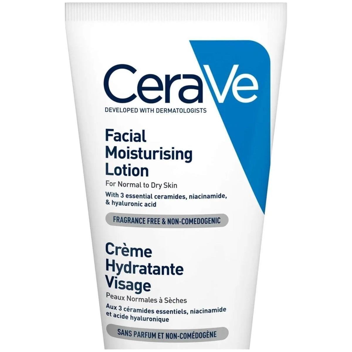 CeraVe PM Facial Moisturising Lotion 52ml | Wake up to happier, hydrated skin! The dermatologist-developed night cream for barrier repair and a calm complexion.
