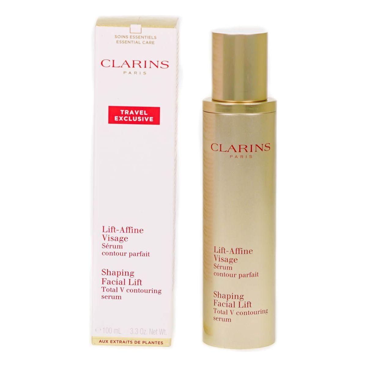 Clarins Shaping Facial Lift Total V Contouring Serum 100ml | Advanced Sculpting Serum for Defined Facial Contours