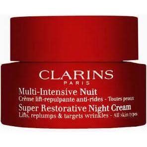 Clarins Super Restorative Night Cream 50ml | Intensive Night Treatment for Mature Skin Clarins