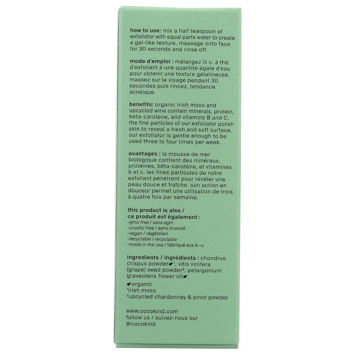 Cocokind Sea Moss Exfoliator 56ml | Reveal Your Skin’s Natural Glow Cocokind