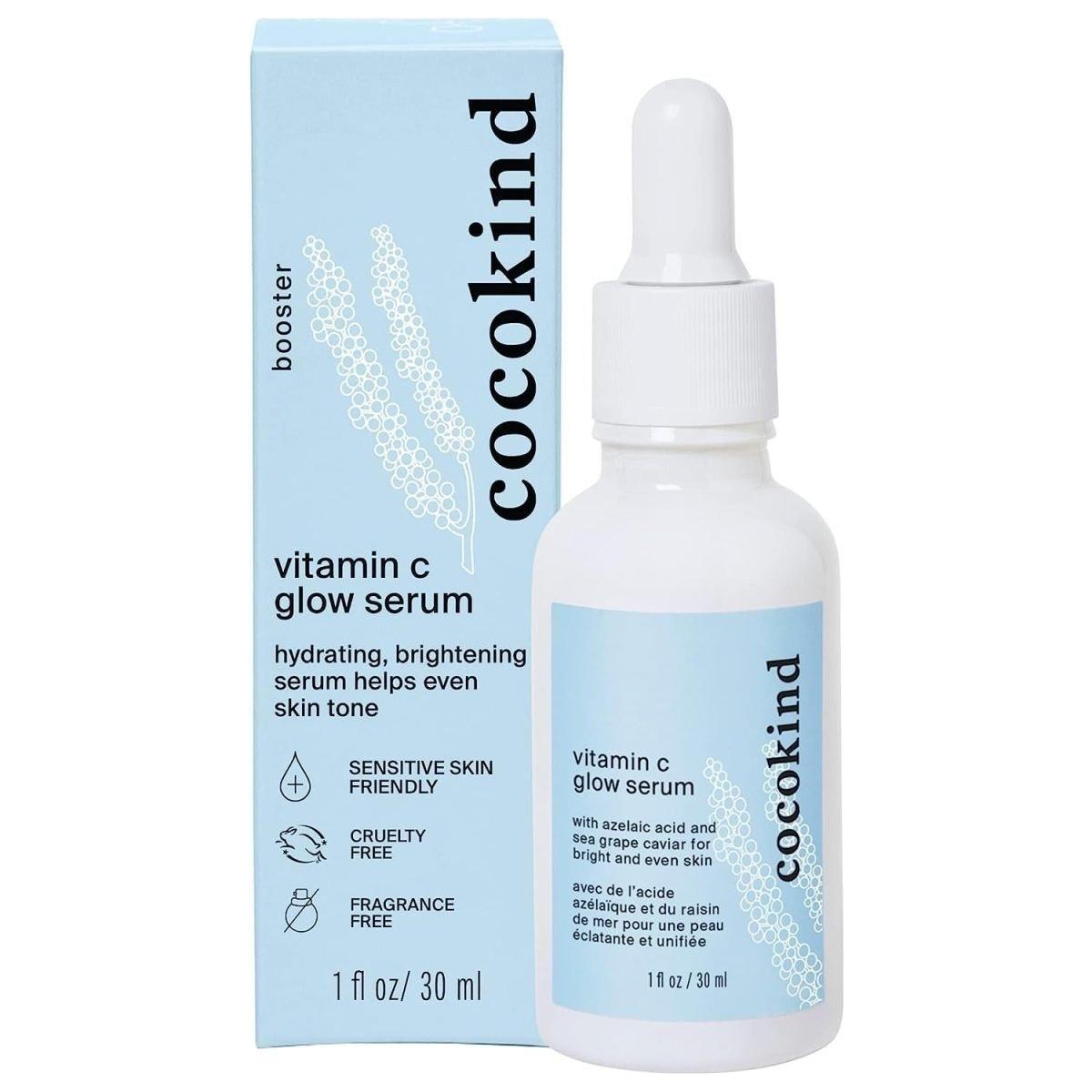Cocokind Vitamin C Glow Serum 30ml | Hydration & Brightening Boost Cocokind