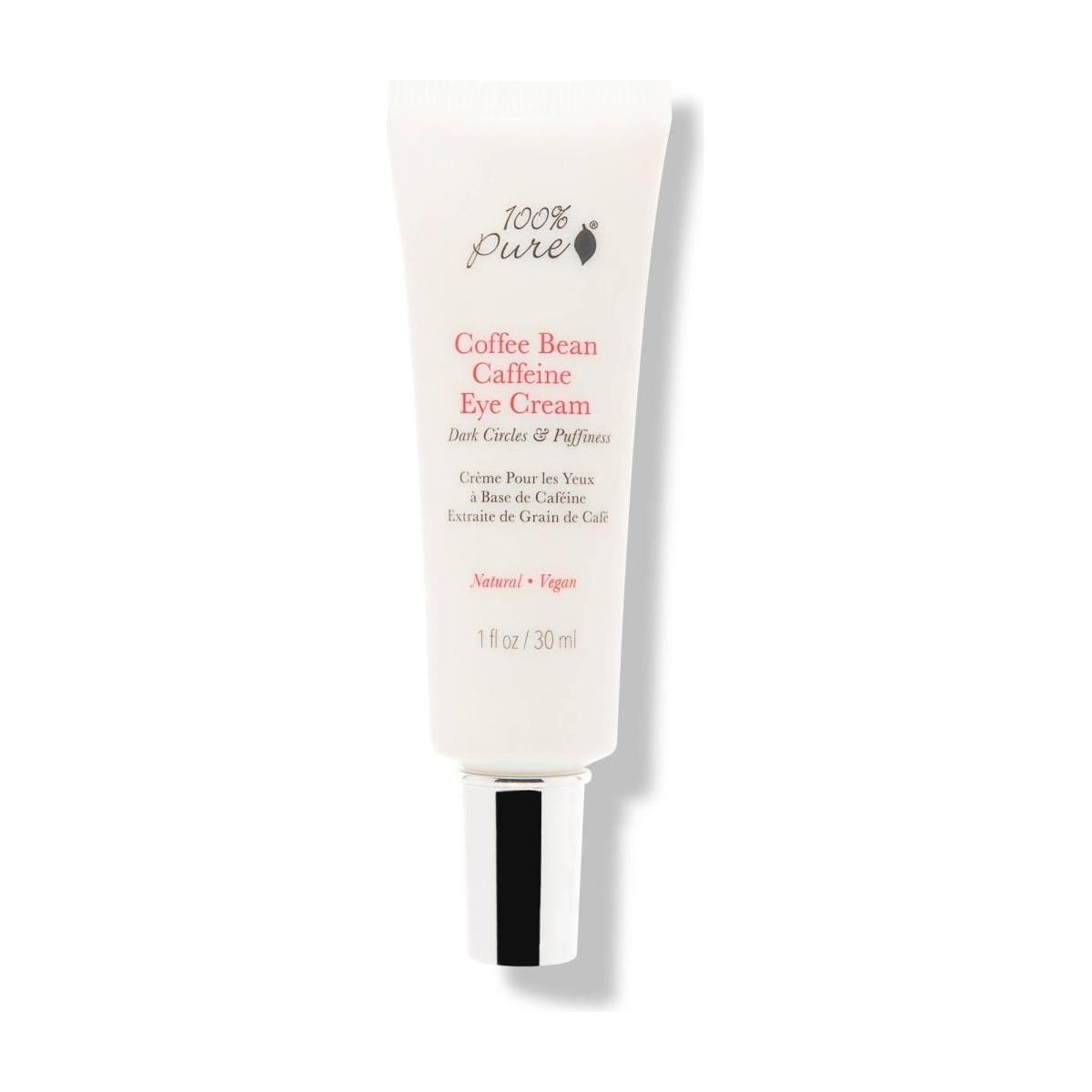 100% PURE Coffee Bean Caffeine Eye Cream - 30ml | Brighten, De-Puff & Rejuvenate Tired Eyes