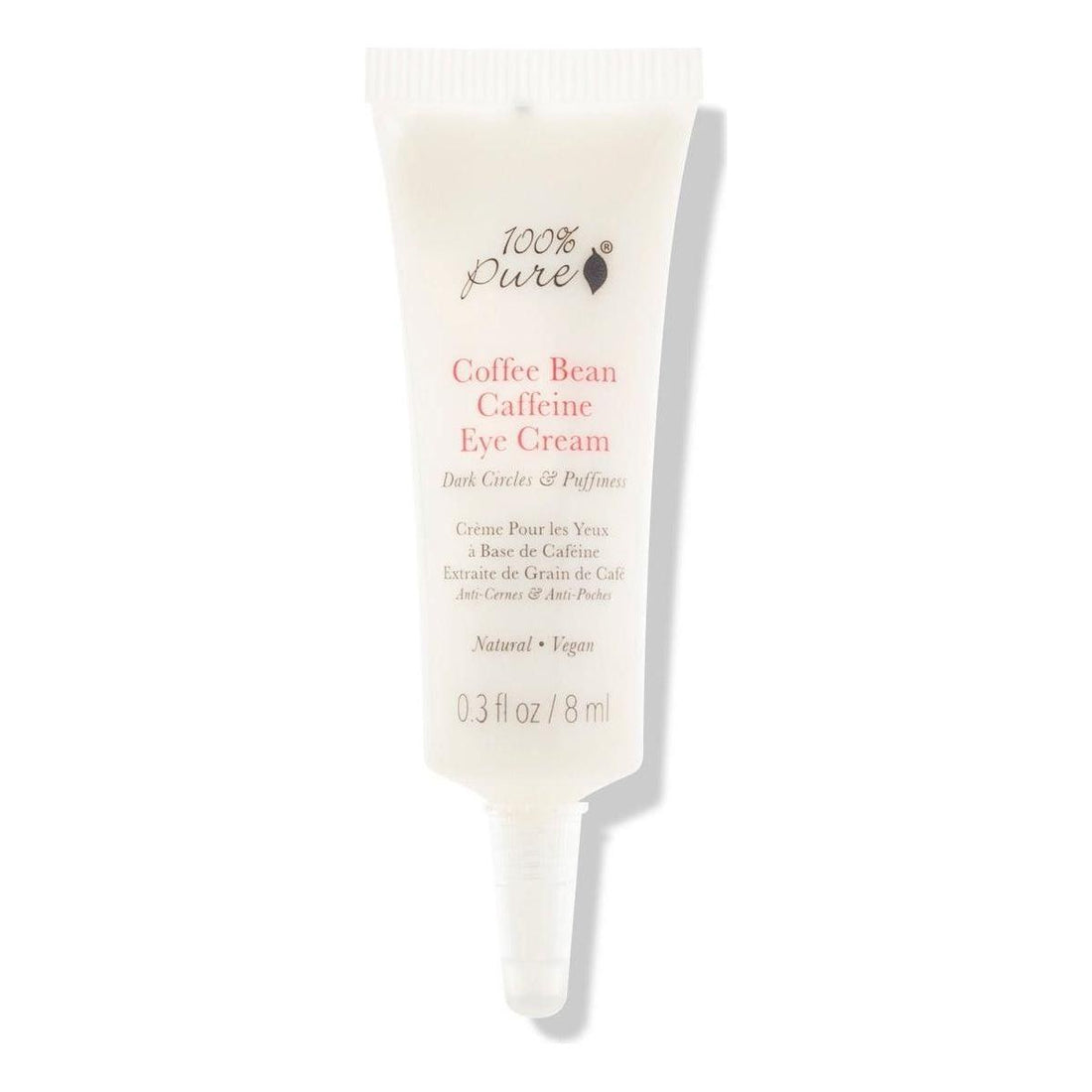 100% PURE Coffee Bean Caffeine Eye Cream - 30ml | Brighten, De-Puff & Rejuvenate Tired Eyes