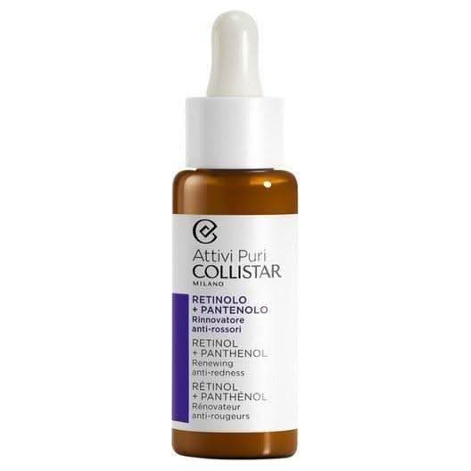 Collistar Attivi Puri Retinol + Panthenol Drops 30ml | Concentrated Anti-Ageing & Renewal Serum
