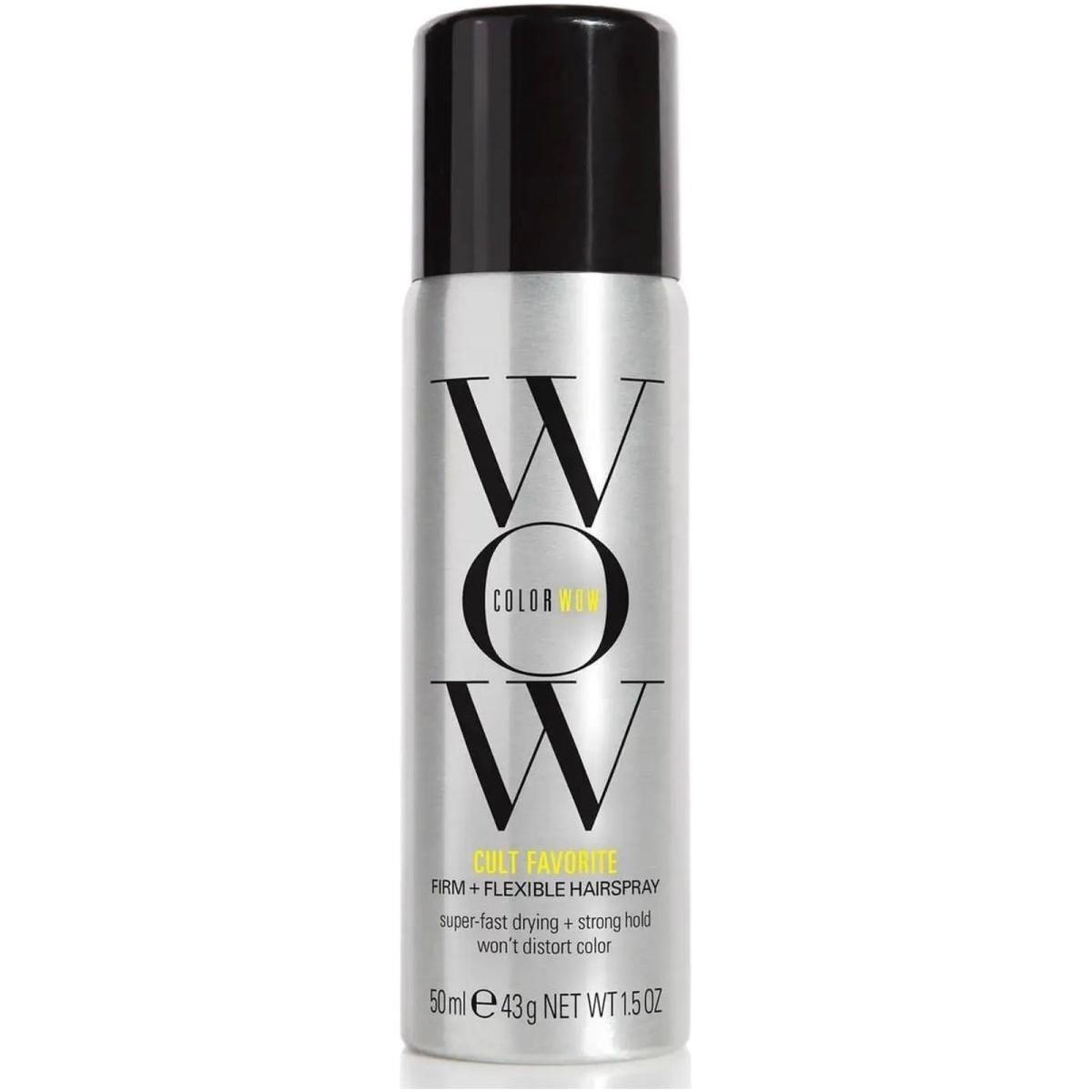 Color Wow Cult Favorite Firm + Flexible Hairspray | Strong Yet Flexible Hold with UV Protection