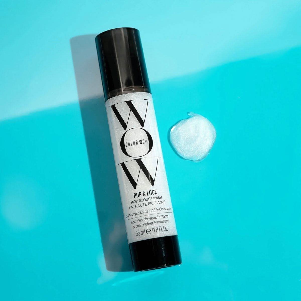 Color Wow Pop & Lock High Gloss Finish | Glossy Serum-Oil Hybrid for Frizz Control & Shine