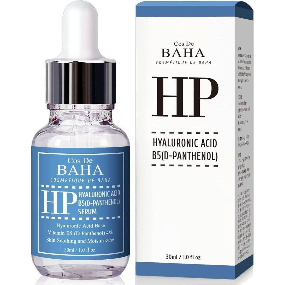 Cos De Baha Hyaluronic Acid Serum 60ml | Deep Hydration & Plumping for All Skin Types