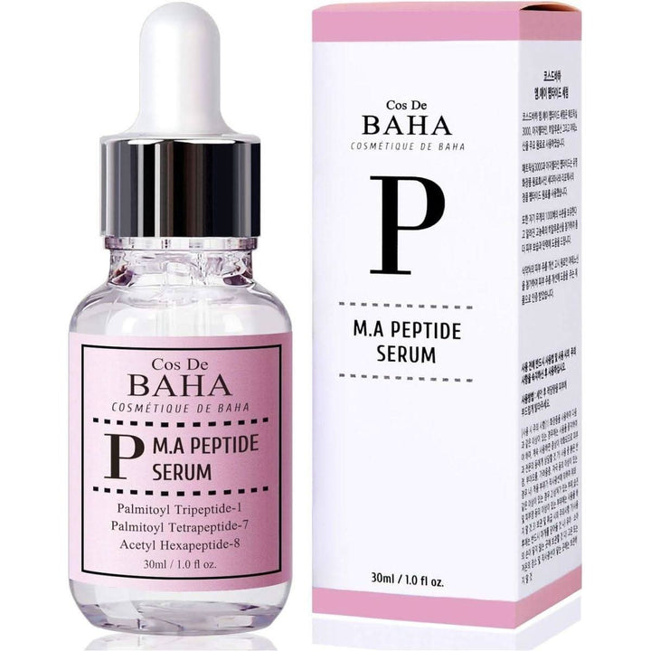 Cos De Baha Peptide Complex Facial Serum 60ml | Anti-Aging & Firming with Matrixyl 3000 & Argireline