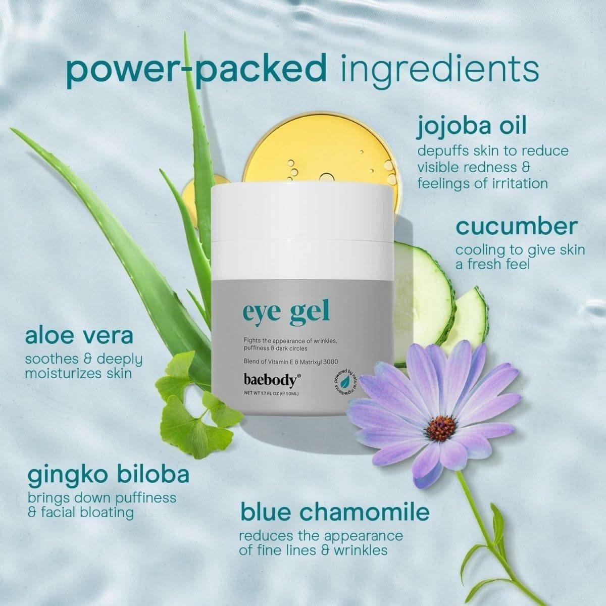 Baebody Eye Gel 50ml (Large) | Hydrating, Firming & Anti-Aging Formula Baebody