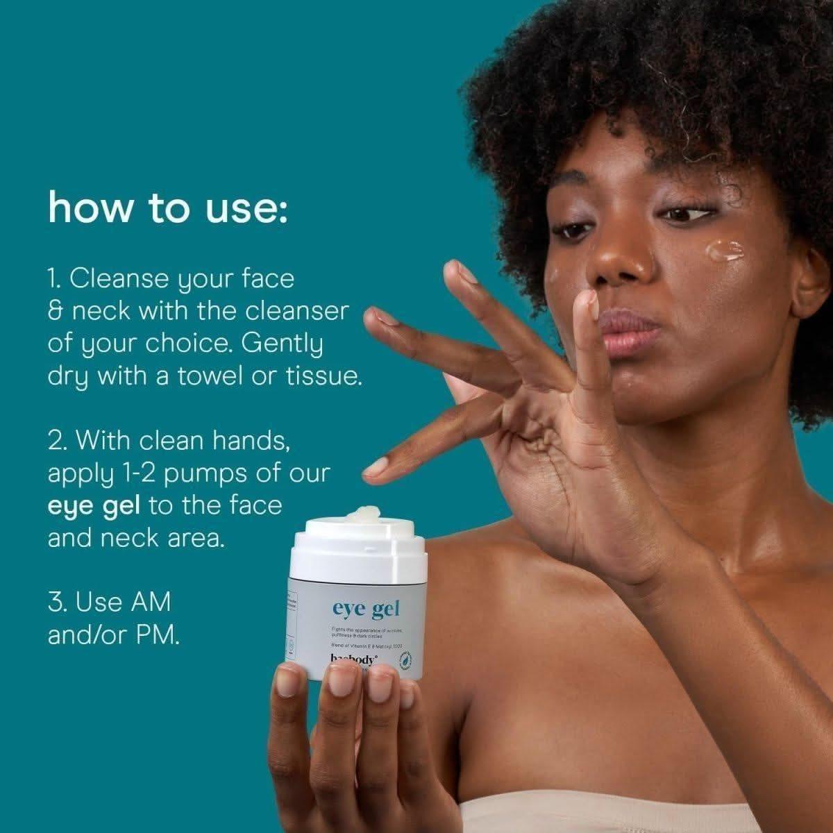 Baebody Eye Gel 50ml (Large) | Hydrating, Firming & Anti-Aging Formula Baebody