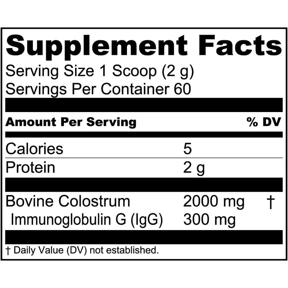 Live Conscious Colostrum Powder 120g | Immune & Gut Health Support | 60 Servings