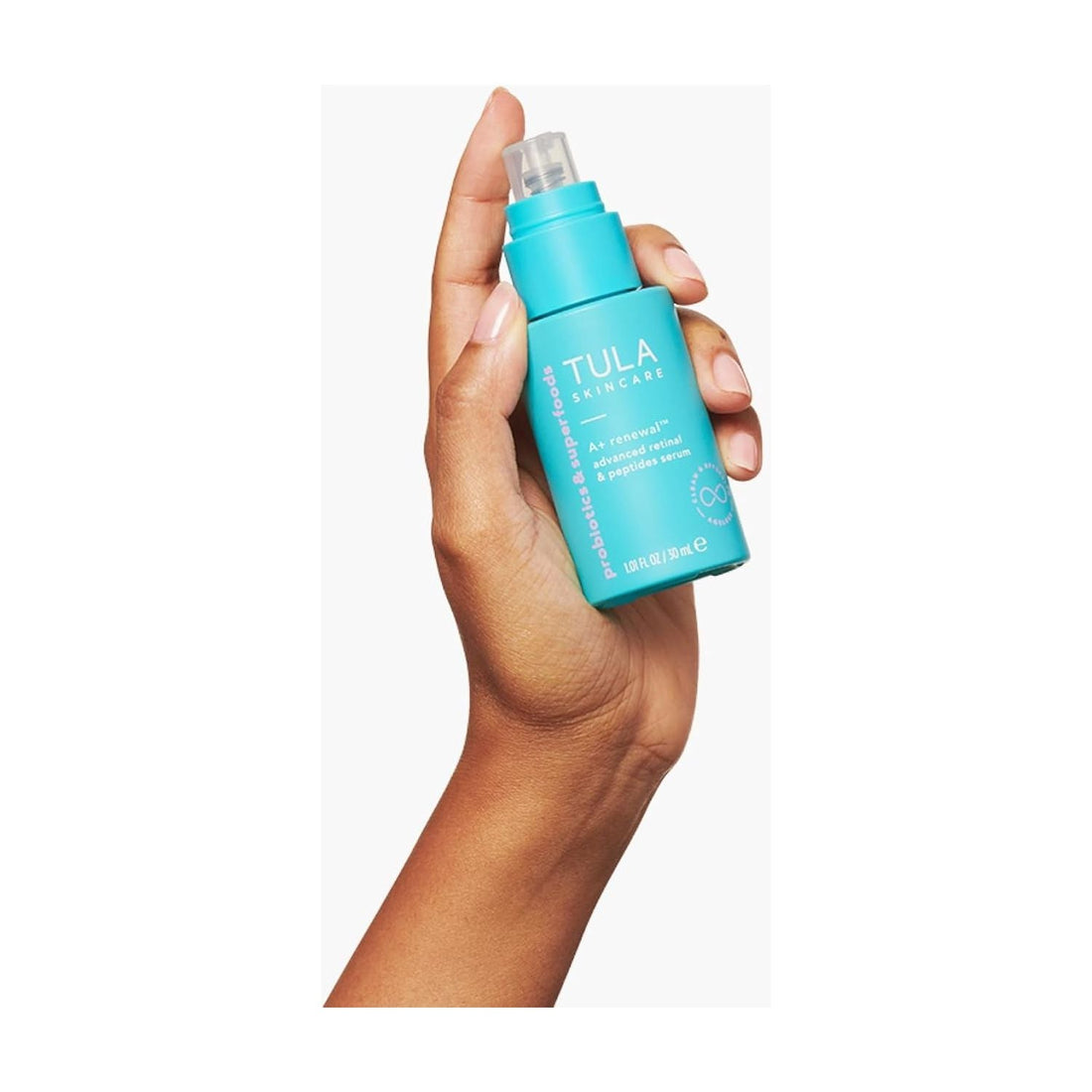 TULA SKINCARE A+ Renewal™ Advanced Retinal + Peptides Serum – 30ml | Anti-Aging, Firming & Brightening