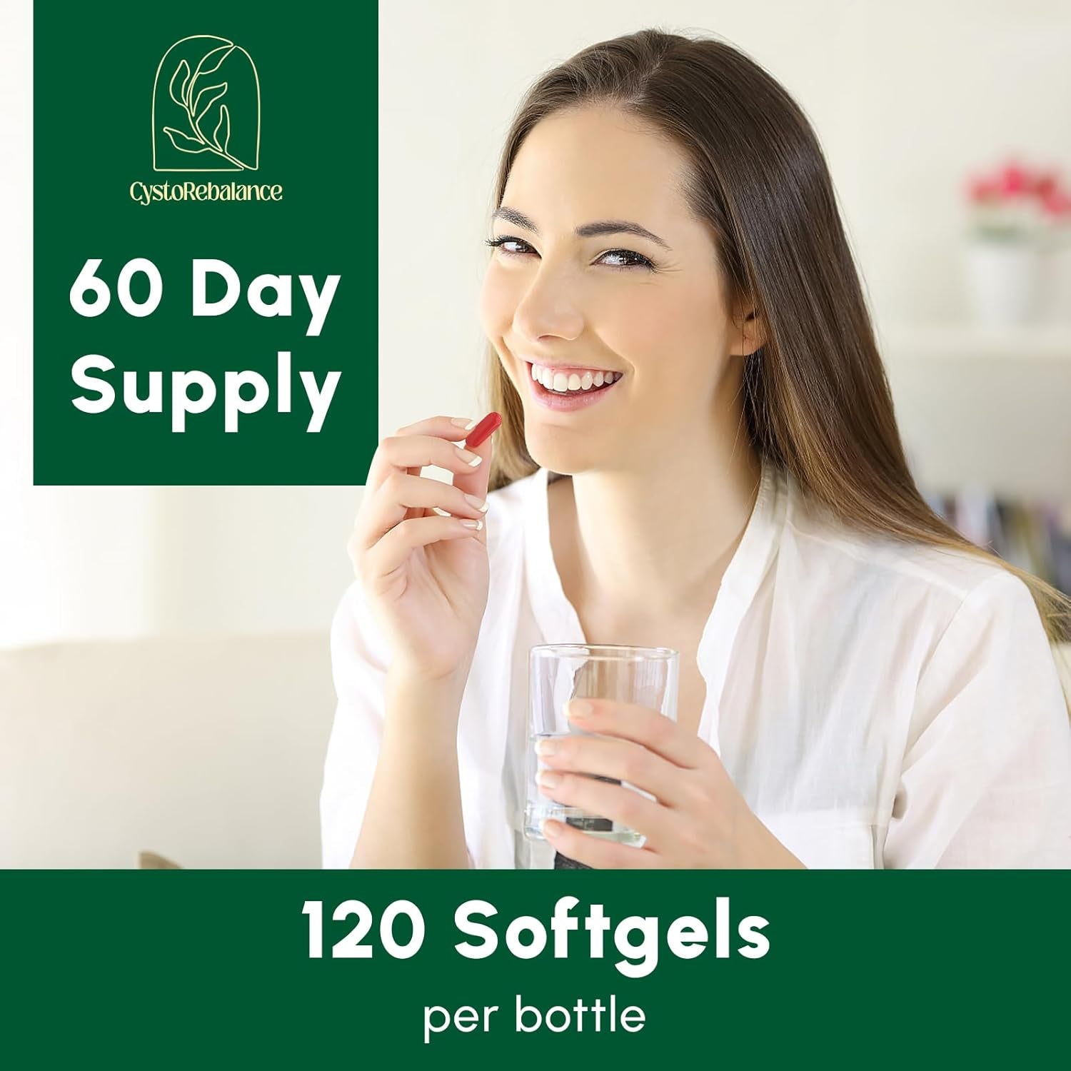 CystoRebalance Urolithin A - 120 Softgels | 2000mg High-Absorption Cellular Health Supplement