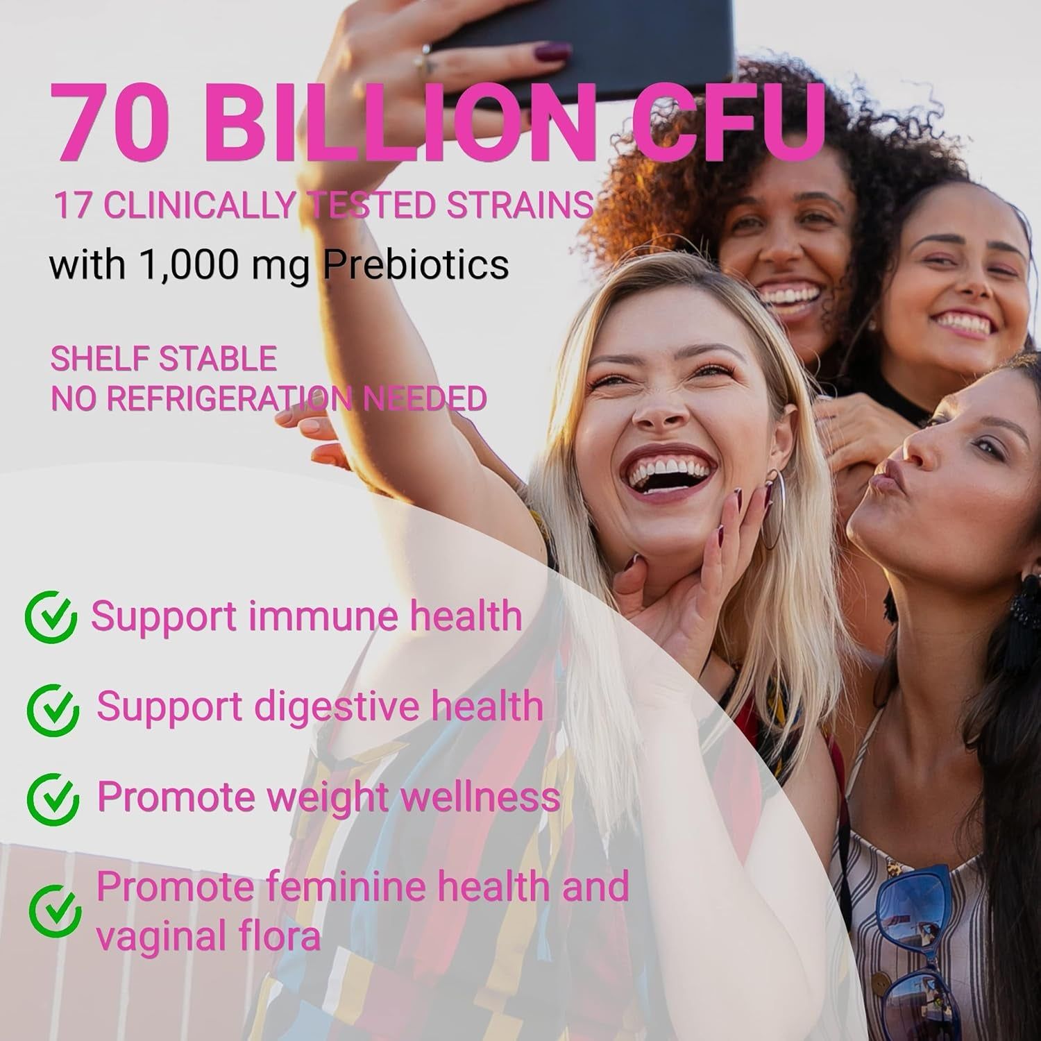 UpNourish Pre + Probiotics Caviar Collagen - 30 Stick Packs | Women's All-in-One Gut, Skin & Beauty Supplement