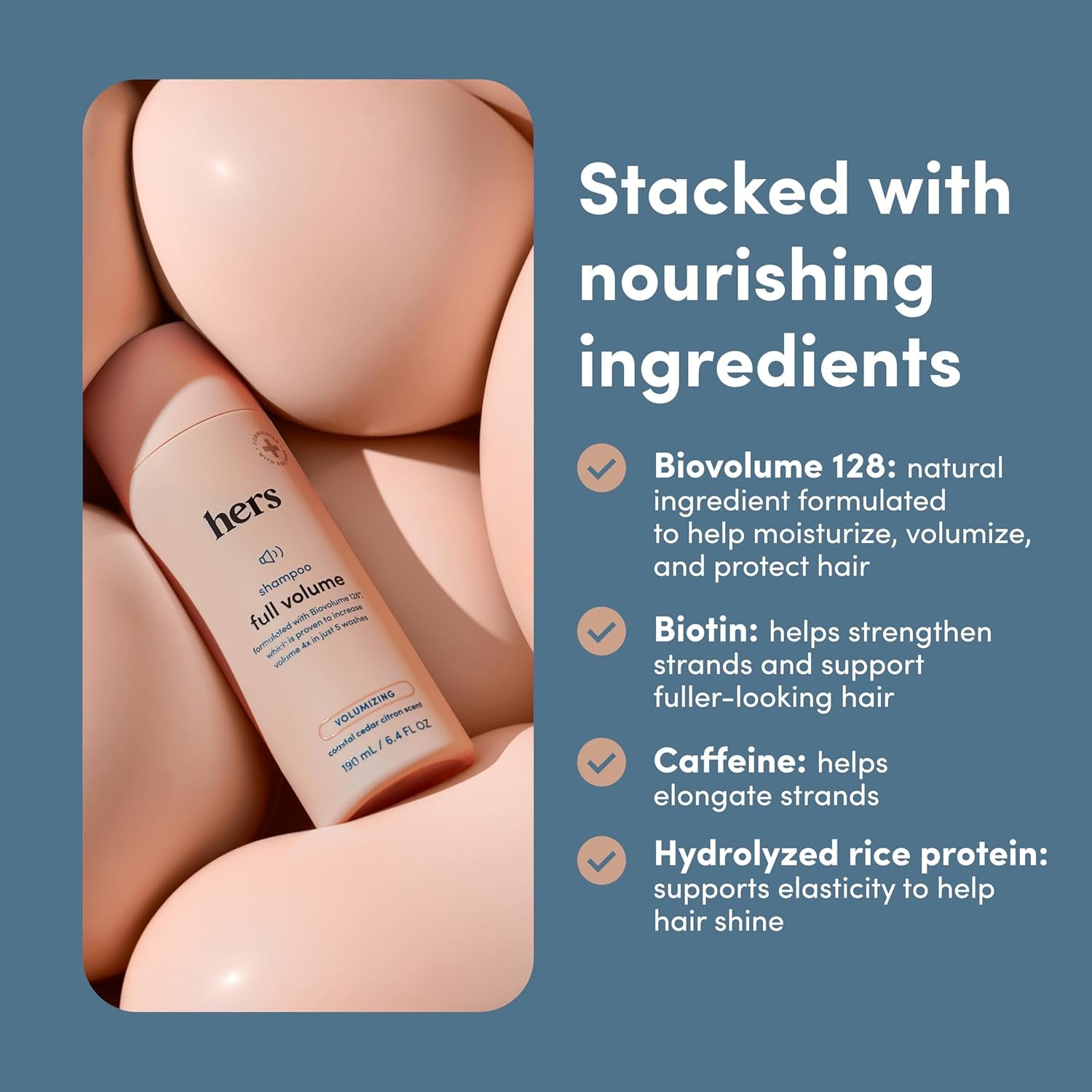 Hers Full Volume Shampoo 2-Pack | Root-Lifting Formula for Fine & Limp Hair