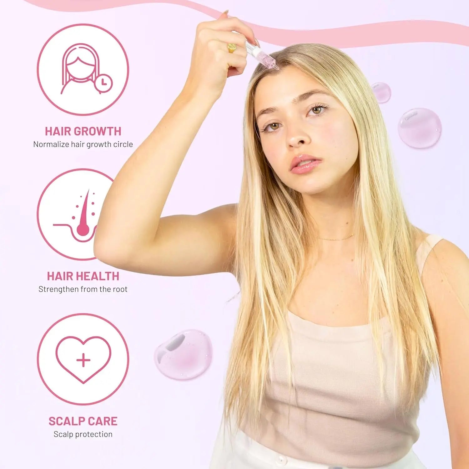 BRÜUN Korean Advanced Serum Ampoule Hair and Scalp Control – 35ml | Strengthens Roots, Stimulates Growth & Soothes Scalp