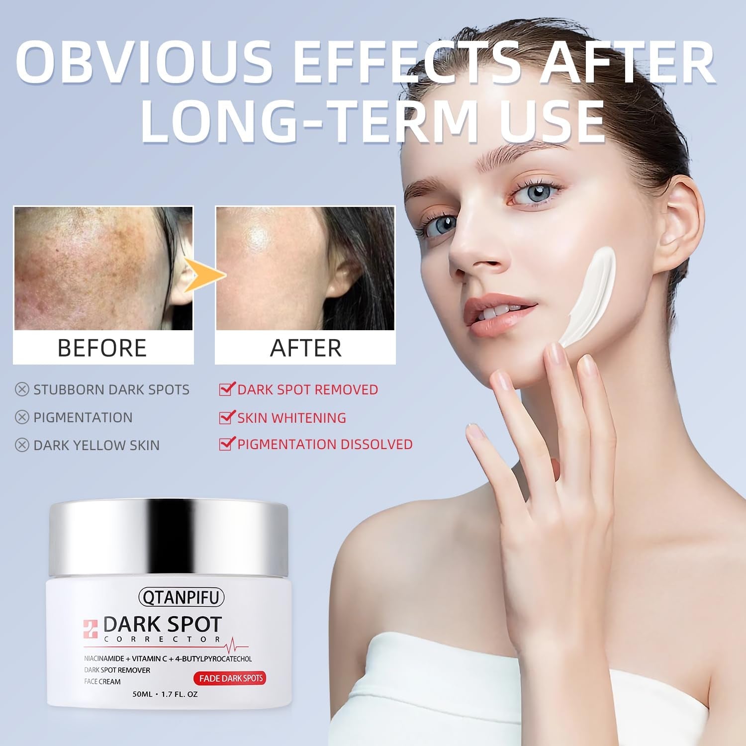 QTANPIFU Dark Spot Corrector – 50ml | The Professional-Strength Targeted Solution for Stubborn Hyperpigmentation