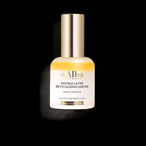 d'Alba White Truffle Double Layer Revitalizing Serum 30ml | Hydrating & Radiance-Boosting Dual-Layer Serum