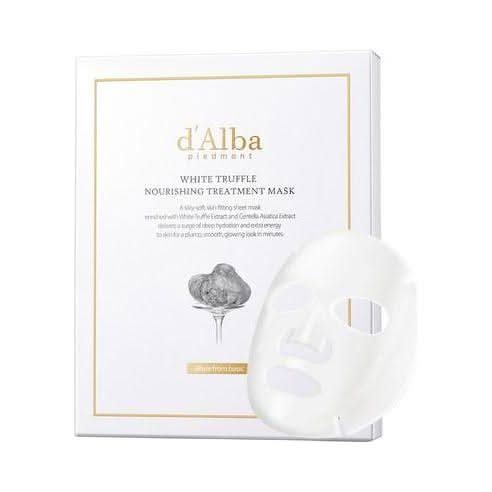 d'Alba White Truffle Nourishing Treatment Mask 5-Pack | A Luxury Spa Treatment At Home!