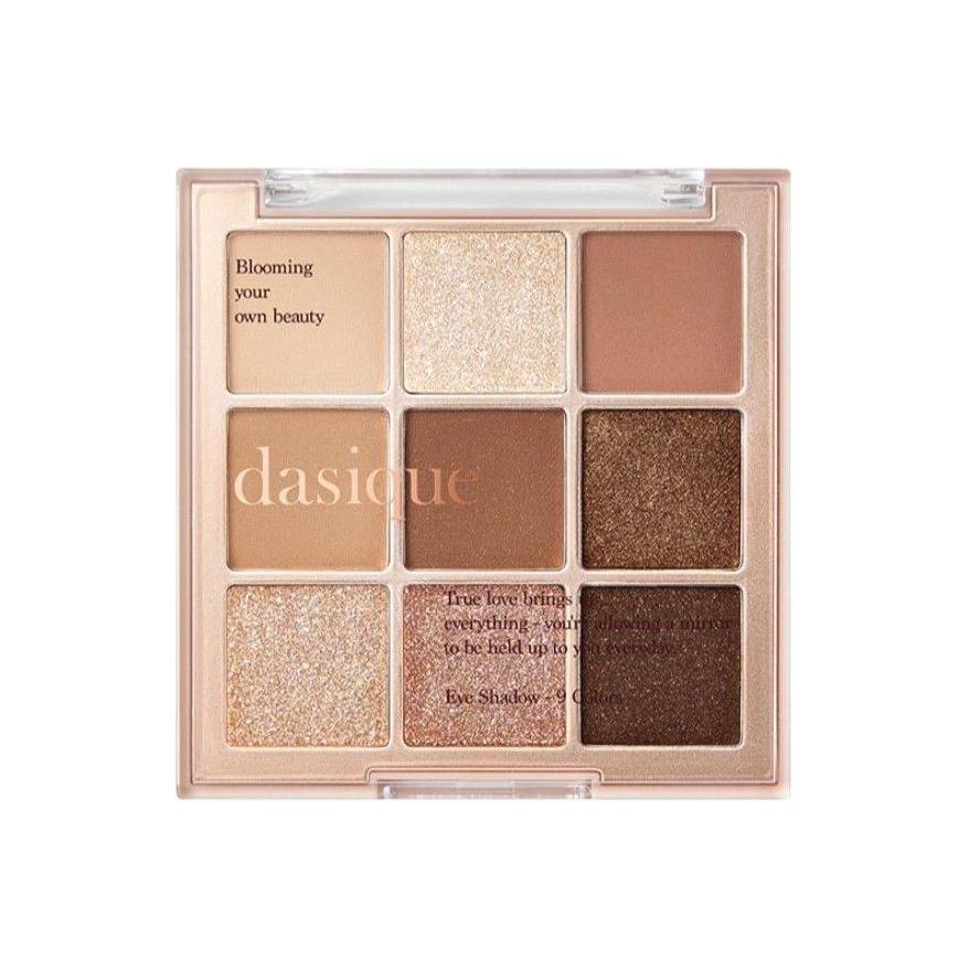 dasique Shadow Palette #01 Sugar Brownie | 9-Shade Warm Neutral Eyeshadow Palette dasique