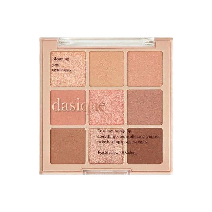 dasique Shadow Palette #05 Sunset Muhly | 9-Shade Peach & Coral Eyeshadow Palette for a Radiant Sunset Glow dasique