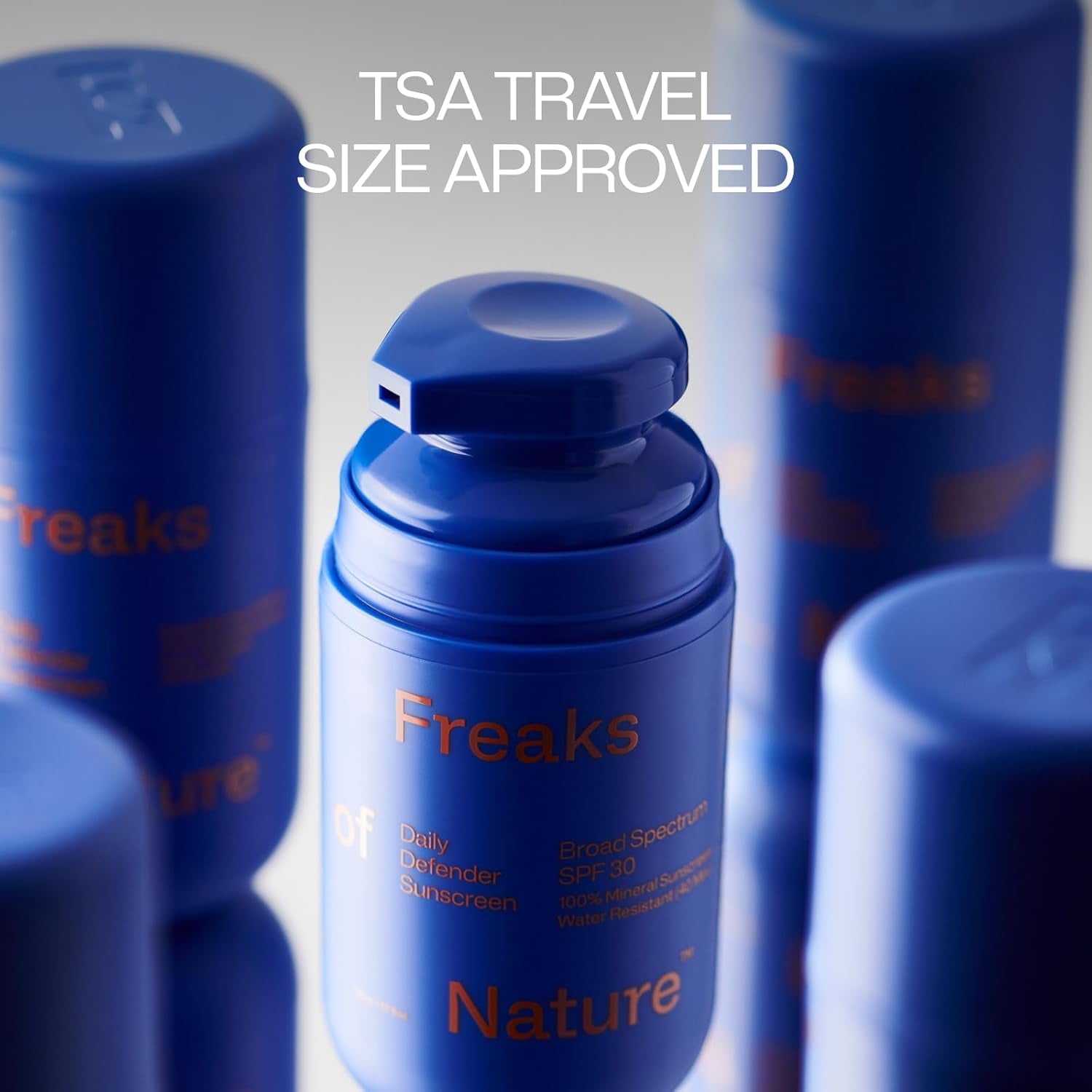 Freaks of Nature Daily Defender Sunscreen SPF 30 50ml | Fragrance-Free Mineral SPF with Squalane & Vegan Silk