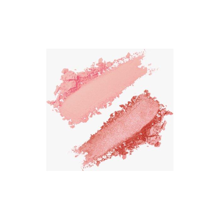 DEAR DAHLIA Paradise Dual Palette Blusher Duo #04 Blossom Palace 4g | Radiant Two-Tone Blush with Skin-Loving Botanicals for a Natural, Buildable Flush