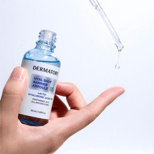DERMATORY Hyal Shot Barrier Ampoule B5 50ml | Deep Hydration & Moisture Barrier Care