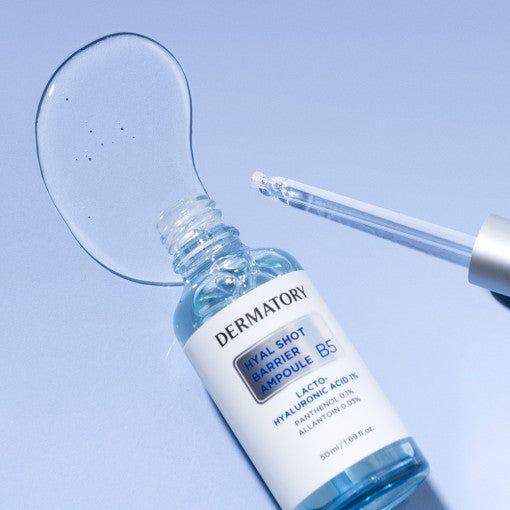DERMATORY Hyal Shot Barrier Ampoule B5 50ml | Deep Hydration & Moisture Barrier Care