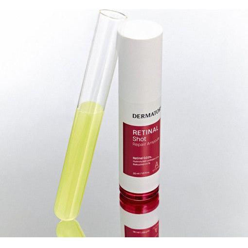 DERMATORY Retinal Shot Firming & Repair Ampoule - 30ml | Intensive Anti-Aging & Pore-Tightening Treatment