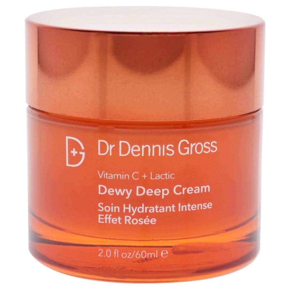 Dr. Dennis Gross Vitamin C + Lactic Dewy Deep Cream 60ml | Brightening & Hydrating Anti-Aging Moisturizer