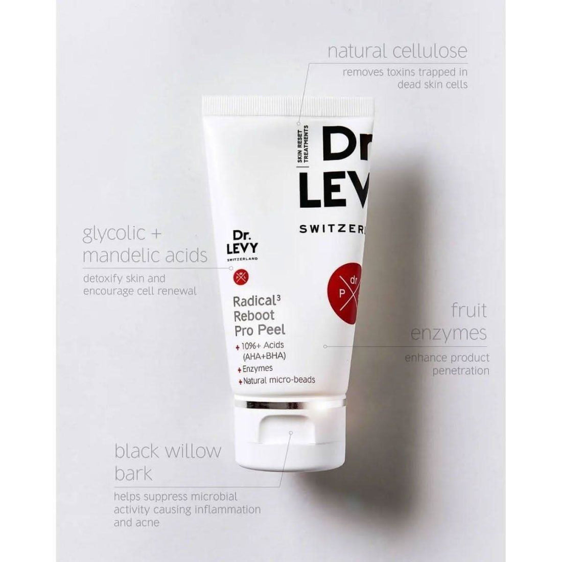 Dr. LEVY Switzerland Radical3 Reboot Pro Peel | The Clinic-Grade Resurfacer for a Total Skin Reboot!