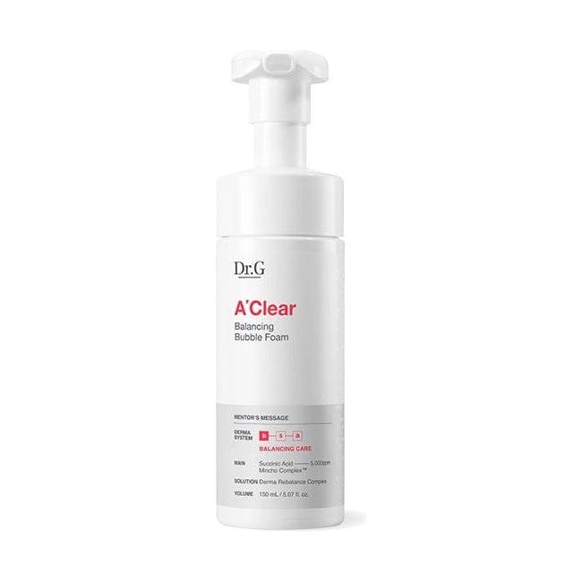 Dr.G A' Clear Bubble Foam — The Gentle Yet Mighty Cleanser for Blemish-Prone & Sensitive Skin