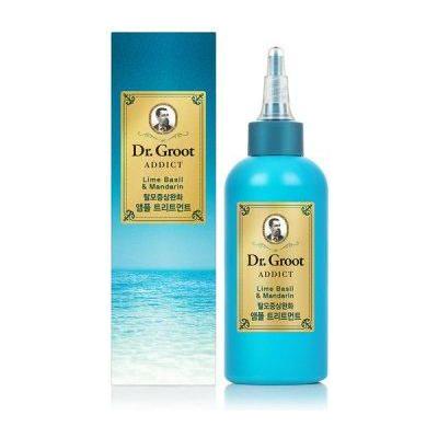 Dr.Groot ADDICT Ampoule Treatment Lime Basil & Mandarin 180ml | Deep Repair & Shine with Refreshing Herbal Citrus Scent Dr.Groot