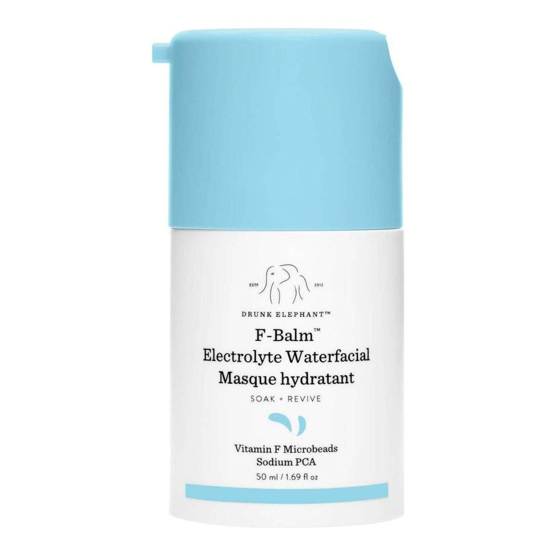 Drunk Elephant F-Balm Electrolyte Waterfacial Mask 50ml | Overnight Hydration & Skin Barrier Repair