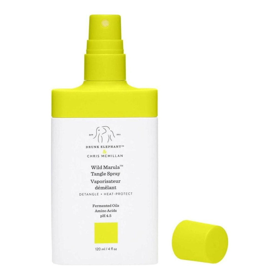 Drunk Elephant Wild Marula Tangle Spray | Weightless Detangling & Heat Protection Mist