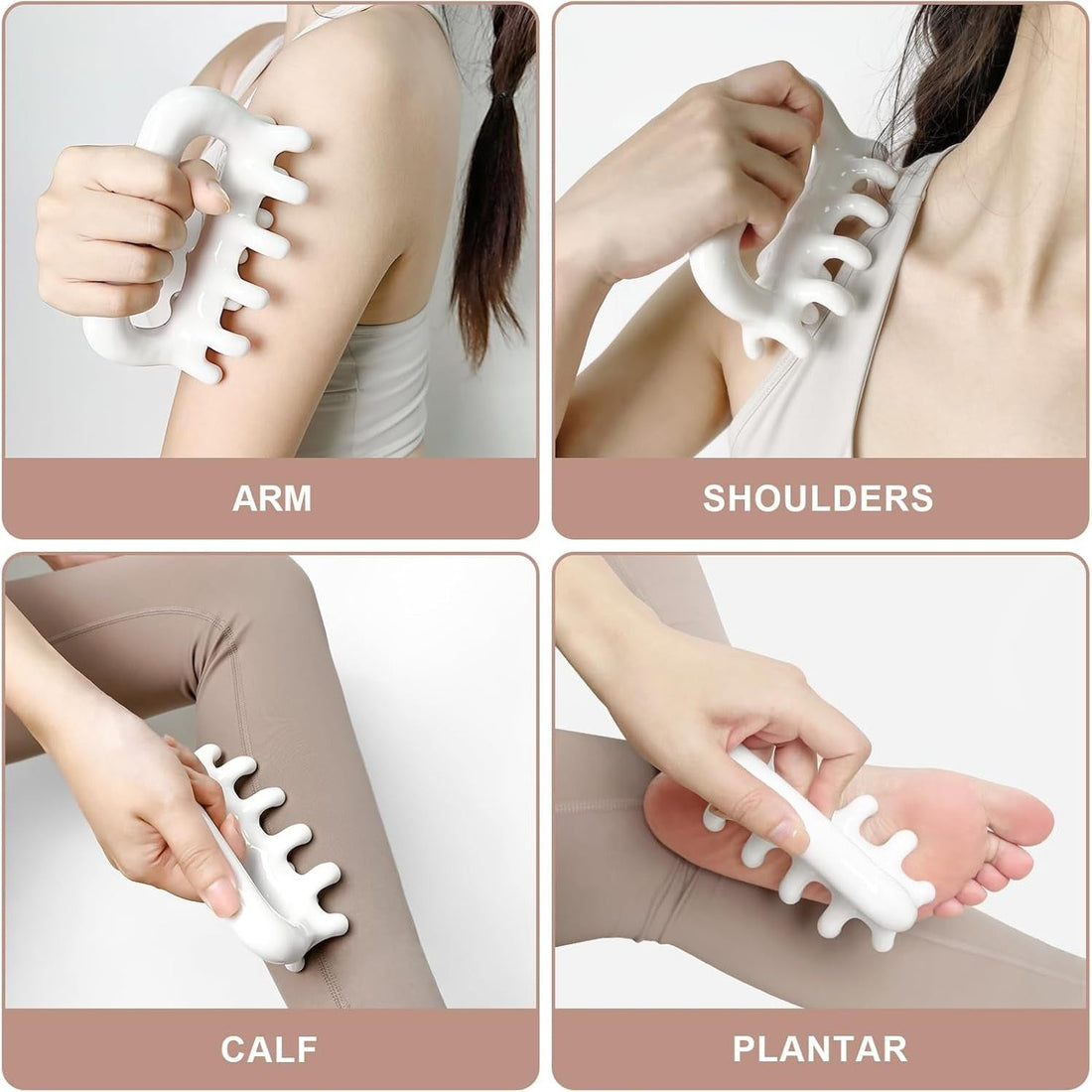 VEMOKY Fascia Release Massager Tool | Anti-Cellulite, Deep Tissue & Lymphatic Drainage Massage Roller