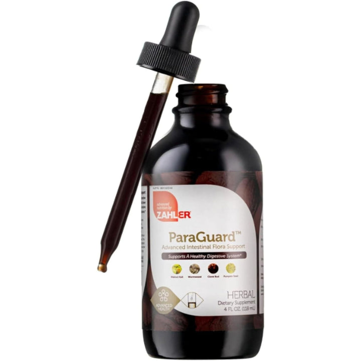 Zahler ParaGuard Liquid Drops – 118ml | Advanced Intestinal & Digestive Support with Wormwood & Herbal Cleanse Formula